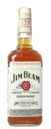 Jim Beam  Kentucky Straight Bourbon Whiskey Bottled around 1980 75cl 40% OB