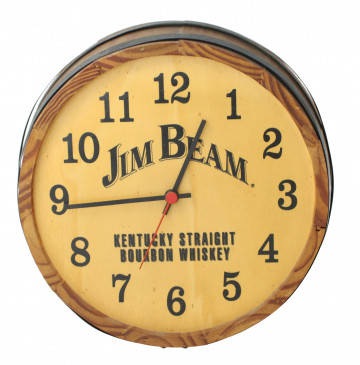 Jim Bean Barrel Watch from 60's -70's Diam 30cm