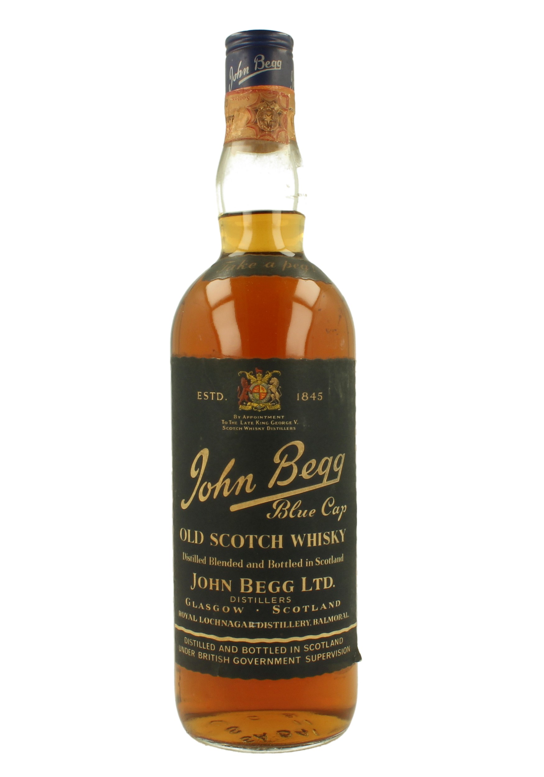 JOHN BEGG Blue Cap Bot.60/70's 75cl 43% - Blended - Products