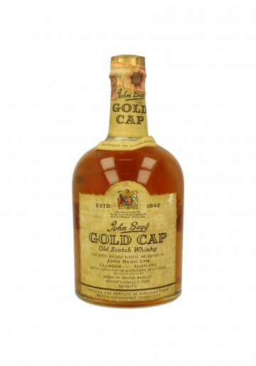 JOHN BEGG Gold Cap Bot.70's 75cl  40% - Blended