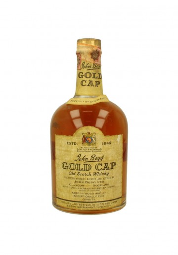 JOHN BEGG Gold Cap Bot.70's 75cl  40% - Blended