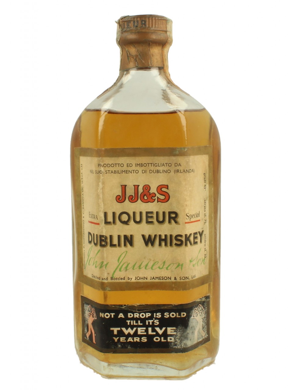JOHN JAMESON JJ&S Liqueur 12yo Bot.60's 75cl 43 Products Whisky