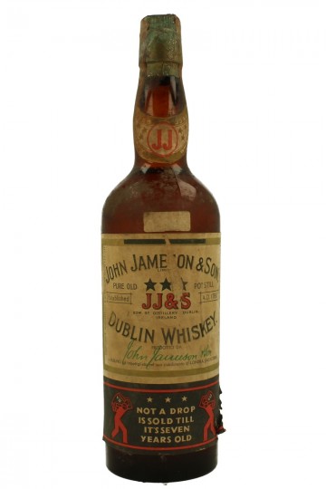 JOHN JAMESON JJ&S Pure old Pot Still bot 60/70's 75cl 43%