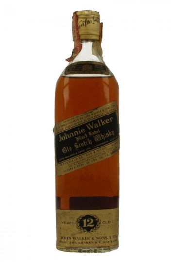 JOHNNIE WALKER Black Label 12 years old Bot in The 80's 75cl 40% OB  -