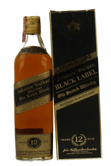JOHNNIE WALKER Black Label 12 years old Bot in The 80's 75cl 40% OB  -