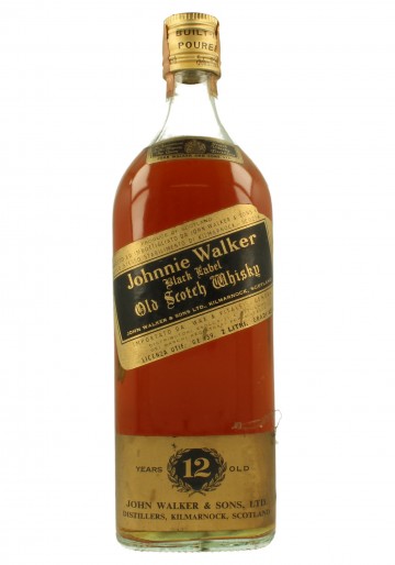 JOHNNIE WALKER Black Label 12yo Bot.60/70's 200cl 40% - Blended