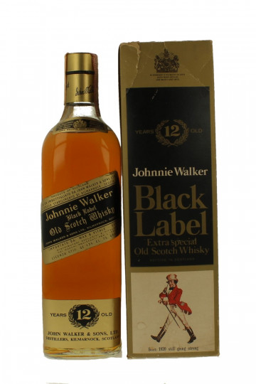 JOHNNIE WALKER Black Label 12yo - Bot.70's 75cl 43%