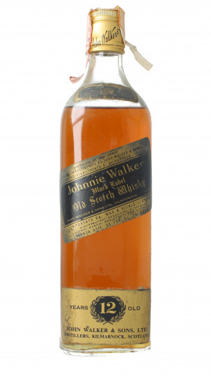 Johnnie Walker Black Label  Blended  Scotch Whisky 12 year Old Bottled around 1970-1980 75cl 40% OB