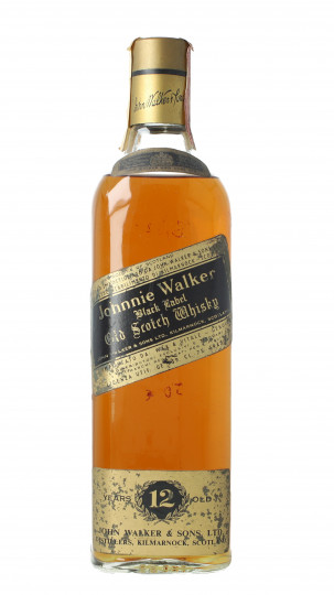 Johnnie Walker Black Label  Blended  Scotch Whisky 12 year Old Bottled around 1970-1980 75cl 40% OB