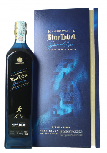 Johnnie Walker Blue label   Blended  Scotch Whisky 70cl 43.8% Port Ellen and 7 rare whiskies