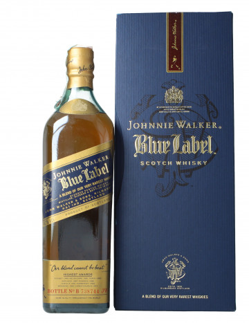 Johnnie Walker Blue label   Blended  Scotch Whisky - Bot. in The 90's 70cl 40%