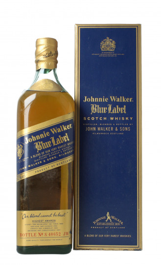 Johnnie Walker Blue label   Blended  Scotch Whisky - Bot. in The 90's 70cl 43%