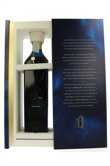 JOHNNIE WALKER Blue Label  "Ghost and Rare" 70cl 43% - Port Ellen edition