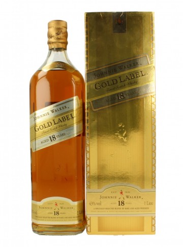 JOHNNIE WALKER   GOLD LABEL  18 YO 100 CL 43 %