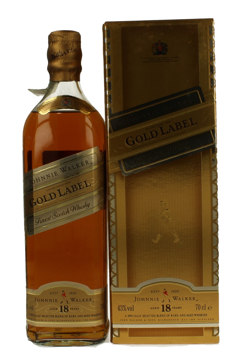 JOHNNIE WALKER Gold Label Bot.Late 90's early 2000 70cl 43 ...