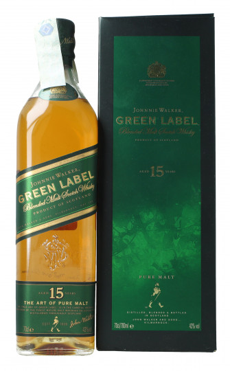 JOHNNIE WALKER Green Label (Clynelish) 15 years old Bot in The 90's early 2000 70cl 43%