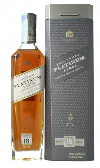 JOHNNIE WALKER platinum Blended Scotch Whisky 18 year old BOTTLED 2012 70cl 40%