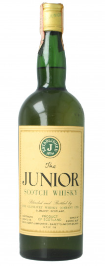 JUNIOR Glenlivet Speyside Scotch Whisky Bot.70's 43% The Glenlivet Whisky Company - Baretto Import