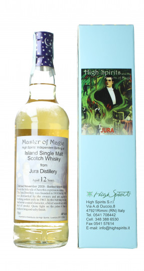 Jura  Island Scotch Whisky 12 year old 2009 2022 70cl 46% High Spirits  -Master of magic