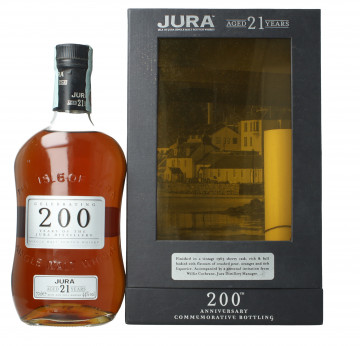 Jura  Island Scotch Whisky 21 Year old 70cl 40% 200th Anniversary