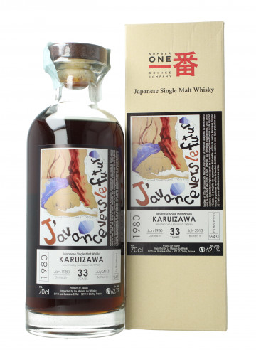 KARUIZAWA Japanese Single Malt Whisky 33 Year old 1980 2013 70cl 62.1% Single cask 6431