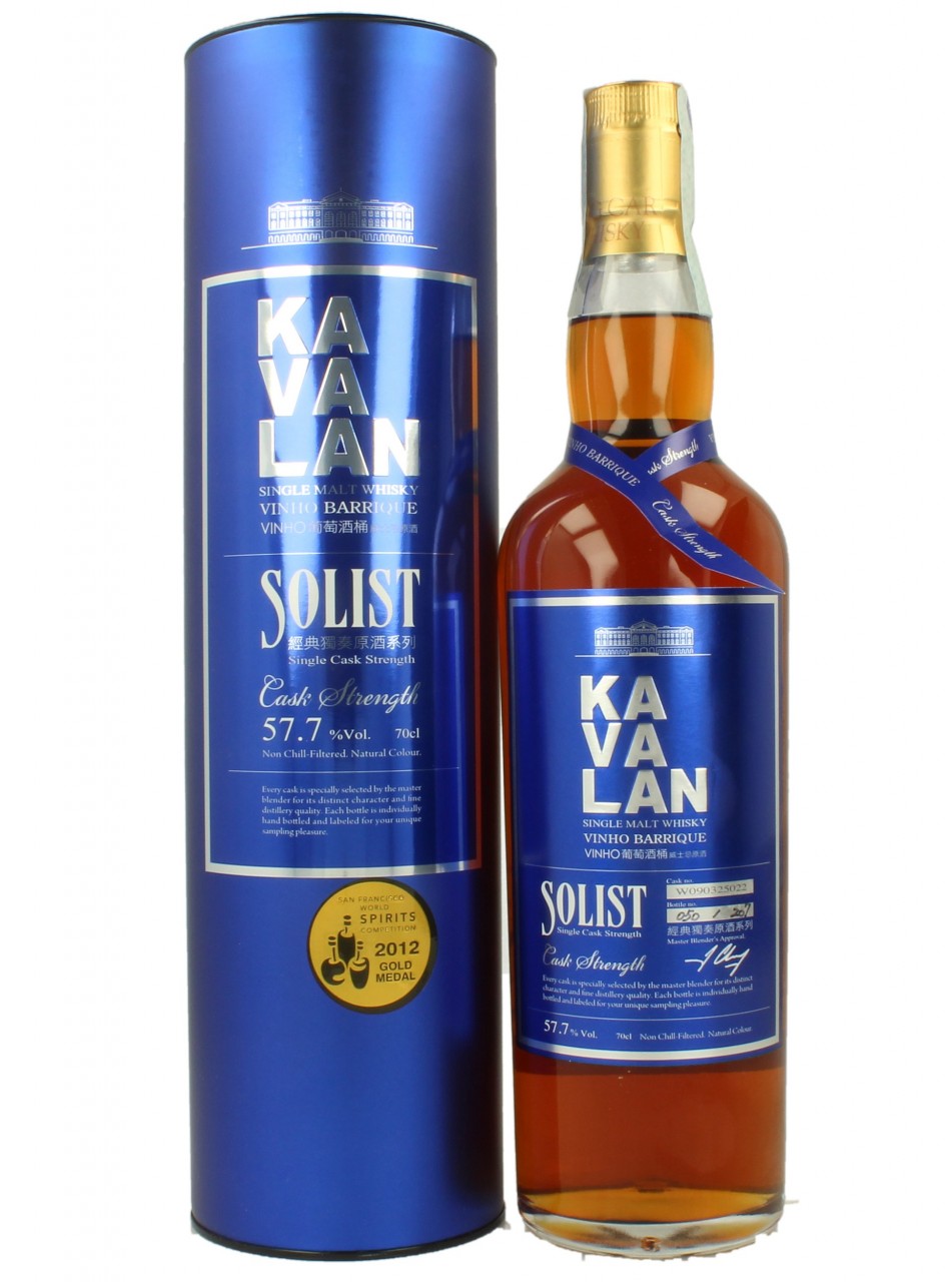 KAVALAN SINGLE MALT -SOLIST 70CL 57.7% VINHO BARRIQUE - Products