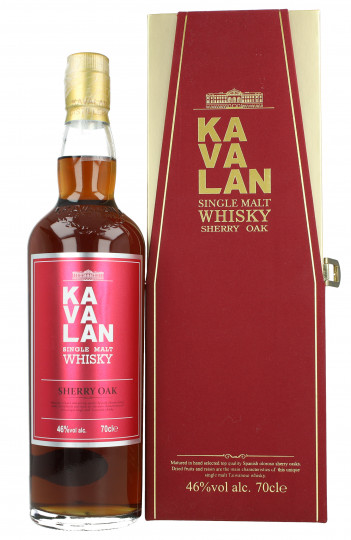 KAVALAN Taiwanese Single malt Whisky 70cl 46% OB  -Sherry cask