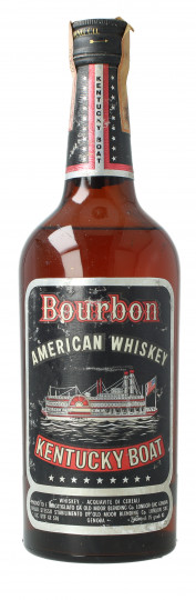 Kentucky Boat American Bourbon - Bot.60's or early 70's 75cl 43% OB-