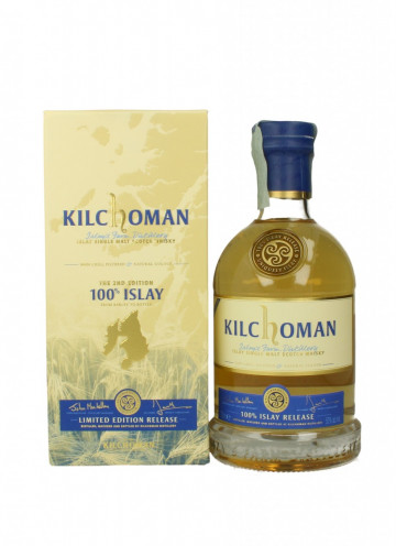 KILCHOMAN 100% Islay 70cl 50% OB  - Second Edition