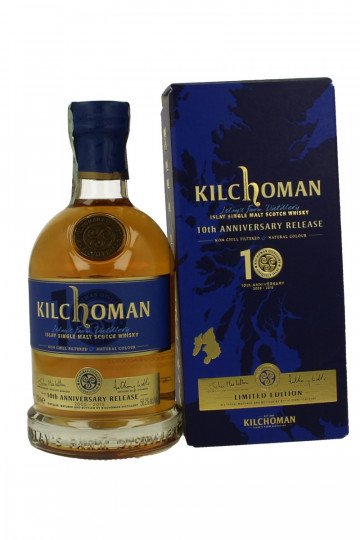 KILCHOMAN 2008 2018 70cl 58.2% OB - 10th Anniversary Limited Edition