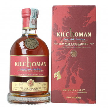 Kilchoman Islay Islay Scotch Whisky 70cl 50% OB - Red Wine Matured
