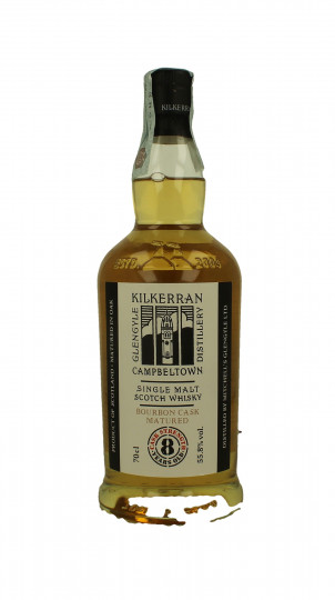 KILKERRAN 8 Years Old 70cl 55.8% OB Cask Strength Bourbon Matured