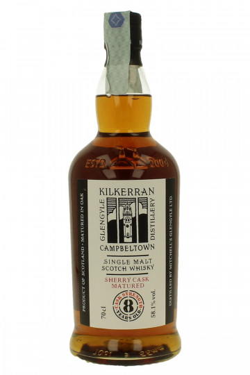 Kilkerran 8 yo Cask Strength 70cl 58.1% batch #6 Sherry Matured