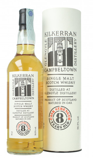 KILKERRAN Campbelltown Scotch Whisky 8 Years Old 70cl 56.5% OB-