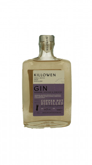 KILLOWEN Gin 70cl 43% Rhubarb-Heather-Hibiscus