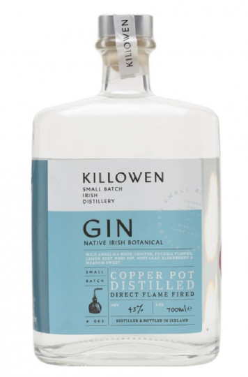 KILLOWEN Native Irish Botanical Gin 70cl 43%