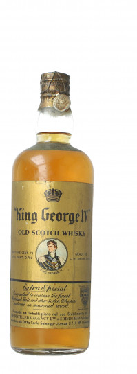 KING GEORGE IV  old Scotch Whisky Spring Cap Bot.1950 -1960 circa 75cl 43%