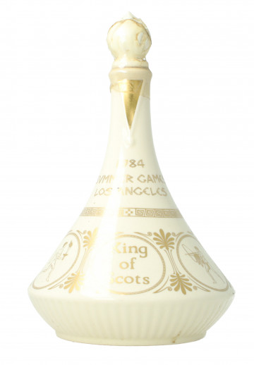 King of Scots   Blended  Scotch  Whisky Bottled 1984 75cl 43% Ceramic decanter Los Angeles Olimpic Games