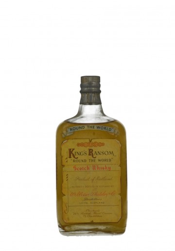 KING RAMSON'S EDRADOUR WHITELEY'S FLAT SHAPE VERY RARE BOTTLE