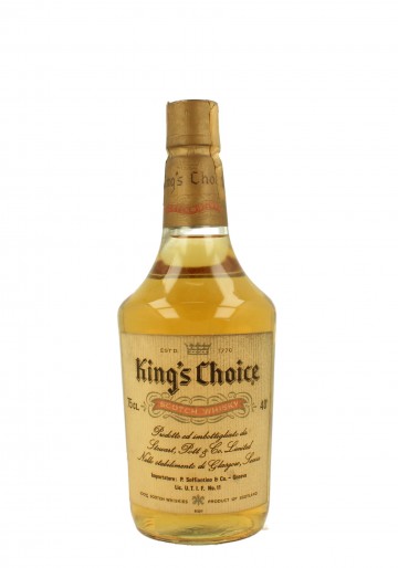 KING'S CHOICE  Bot.60/70's 75cl  40% Stewart Pott - Blended