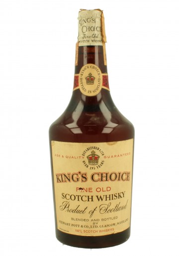 KING'S CHOICE Spring Cap Bot.50/60's 75cl 43% Stewart Pott - Blended