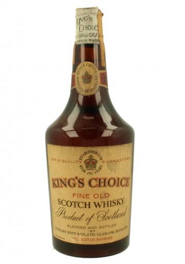 KING'S CHOICE Spring Cap Bot.50/60's 75cl 43% Stewart Pott - Blended