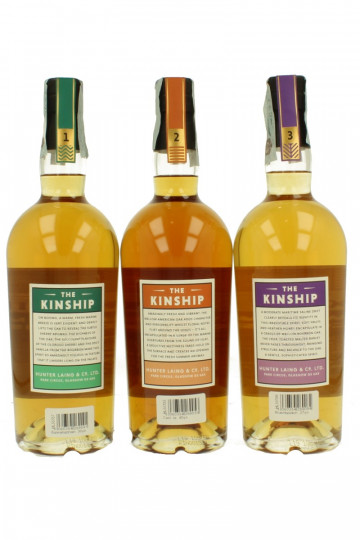 Kinship Hunter Laing 2019 6x70cl - rare series- ARDBEG-BUNNABHAIN-BOWMORE-LAPHROAIG-CAOL ILA- BRUICHLADDICH