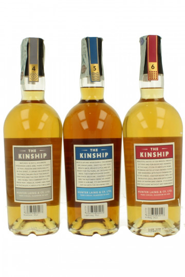 Kinship Hunter Laing 2019 6x70cl - rare series- ARDBEG-BUNNABHAIN-BOWMORE-LAPHROAIG-CAOL ILA- BRUICHLADDICH