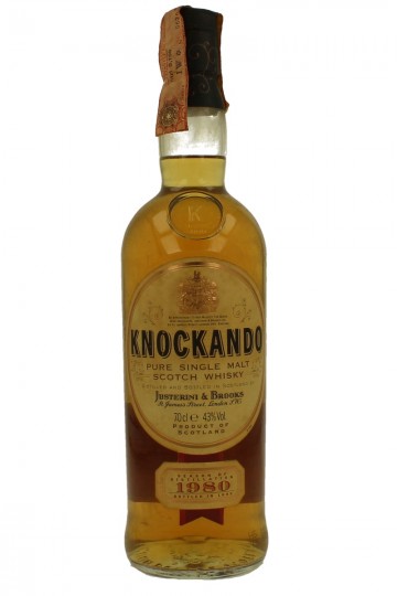 KNOCKANDO 12 years old 1980 1995 70cl 43% OB-