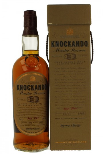 KNOCKANDO 1978 1999 70cl 43% OB Master Reserve