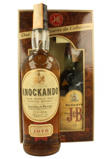 KNOCKANDO 1979 + J&B 15yo Bot.1994 2 x 70cl OB