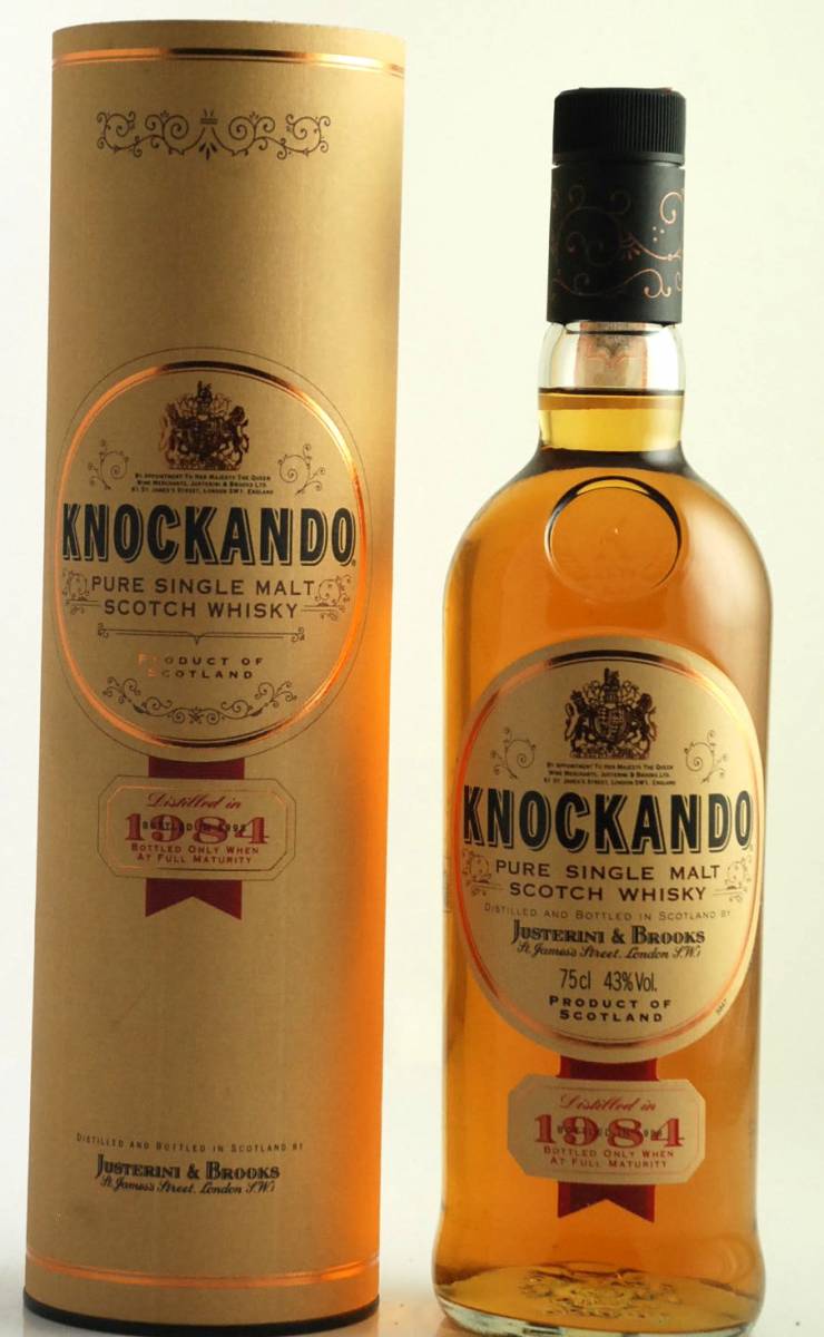 KNOCKANDO 1984 1998 75 CL 43% - Products - Whisky Antique, Whisky