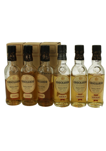 KNOCKANDO 25x5cl Miniatures - Not all with box
