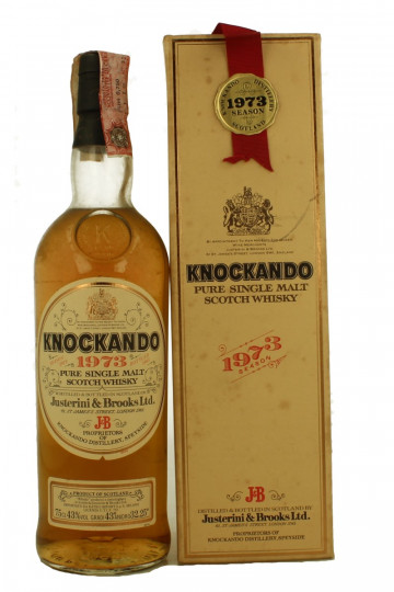 KNOCKANDO Pure Single malt Scotch Whisky 12 Year Old 1973 1985 75cl 43% OB